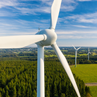 Wind farms, example of new Portugal wind farm