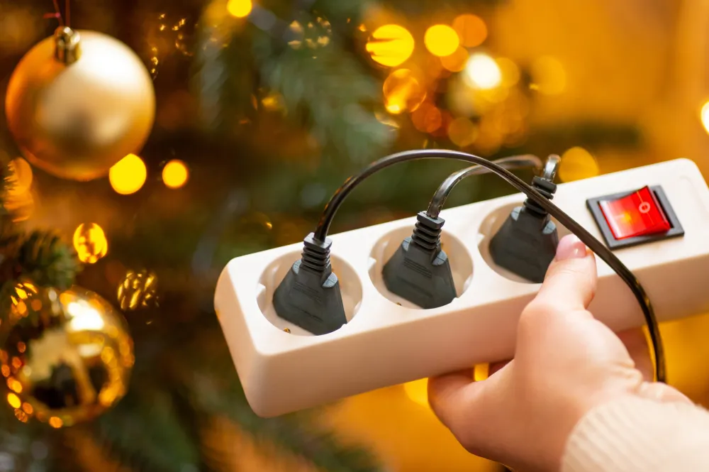 Electricity usage at Christmas