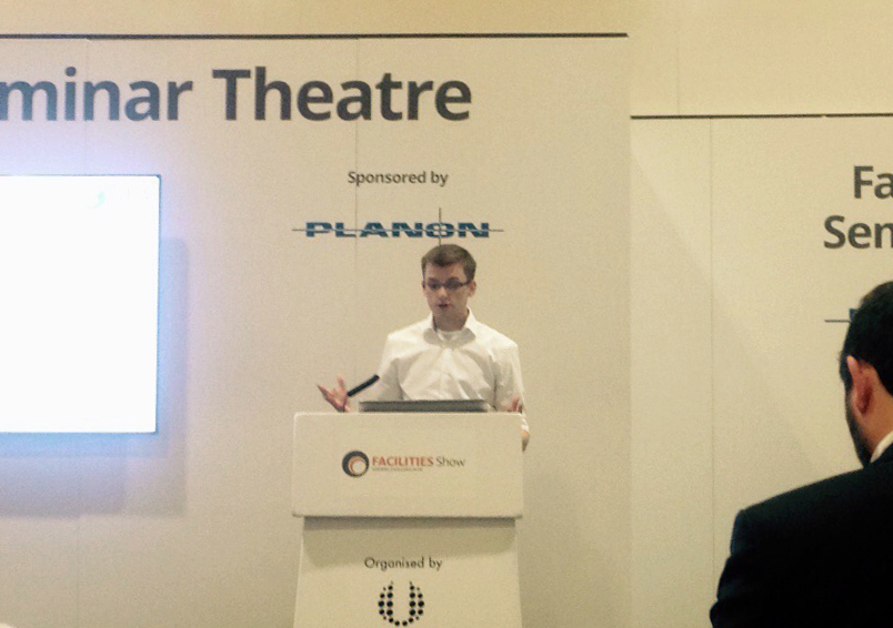 Sebastian Delivers Seminar at Facilities Show