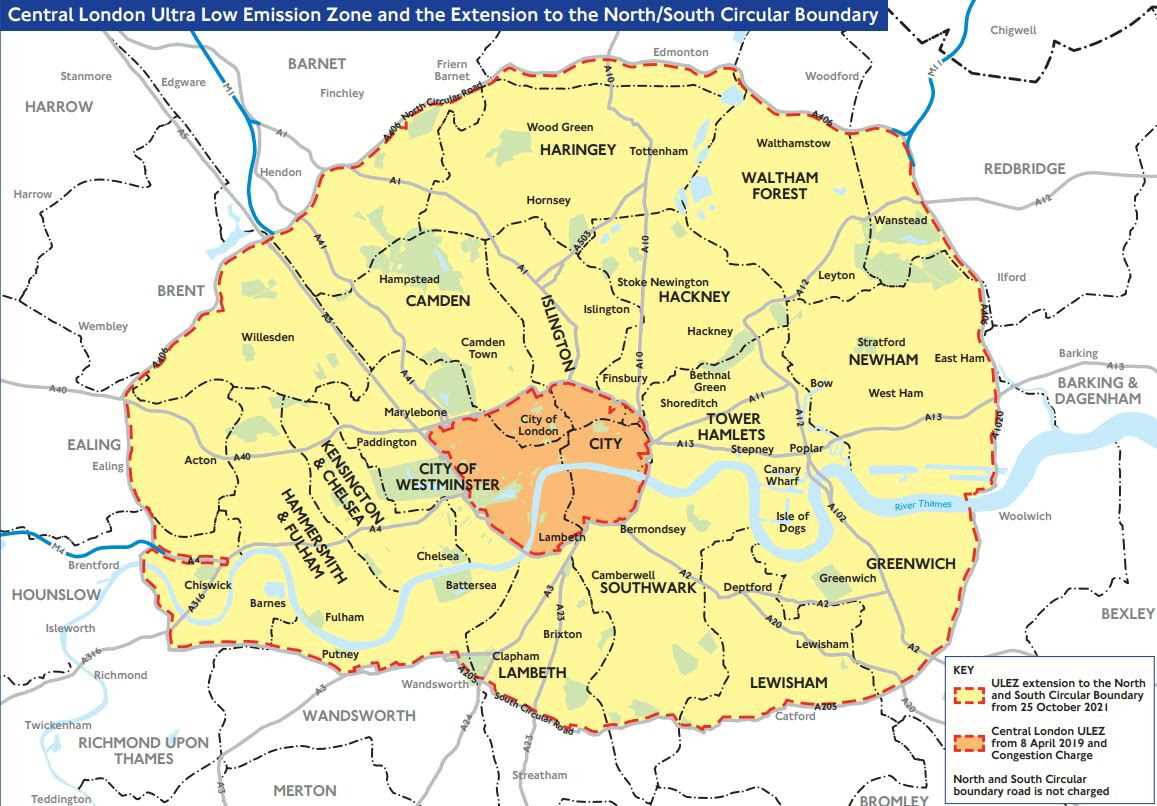 Central London Ultra Low Emission Zone
