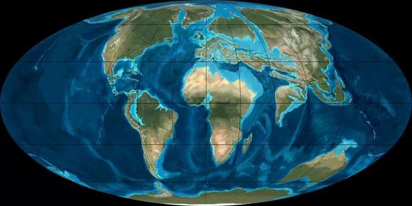 Palaeogeographic Map